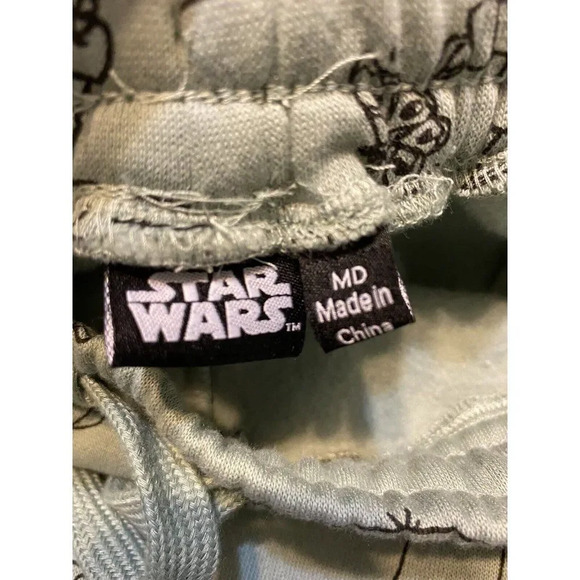 WOMENS STAR WARS BABY YODA PANTS SIZE MEDIUM PERFECT CONDITION - Picture 7 of 7